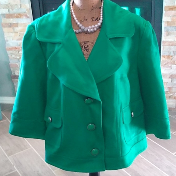 Peter Nygard Jackets & Blazers - Nygard Emerald green sz 22